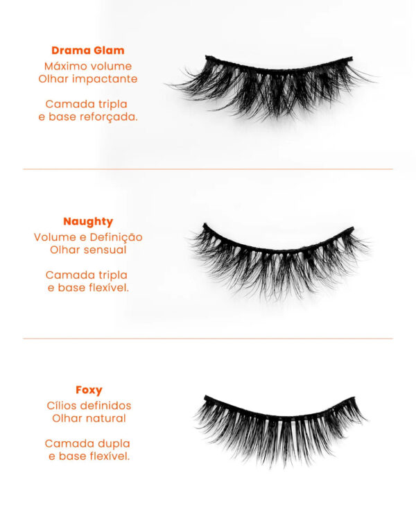 Cílios postiços - Lashes Foxy Mari Maria Makeup - Imagem 3