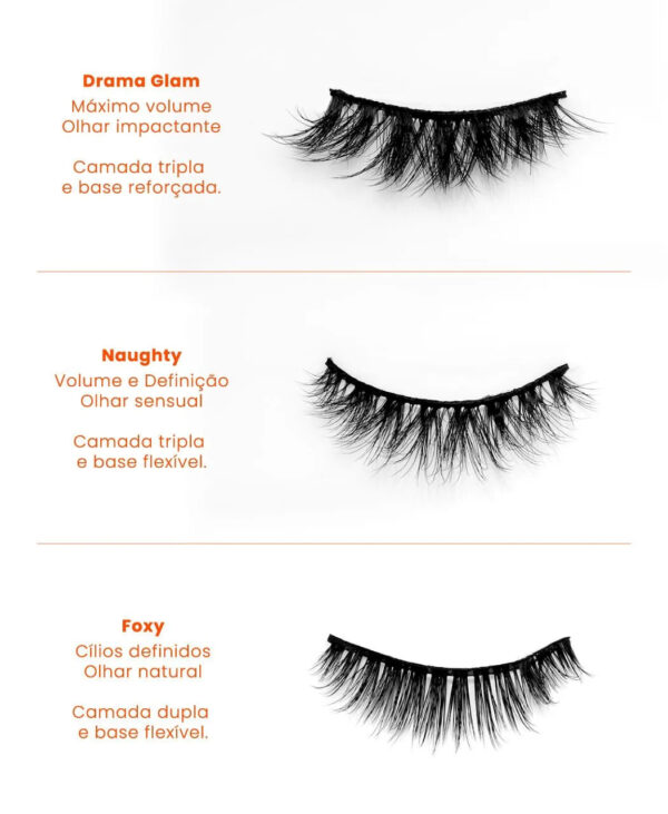 Cílios postiços - Lashes Naughty Mari Maria Makeup - Imagem 3